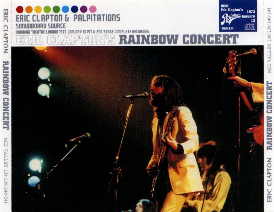 Eric Clapton Rainbow Concert 1973 : Front